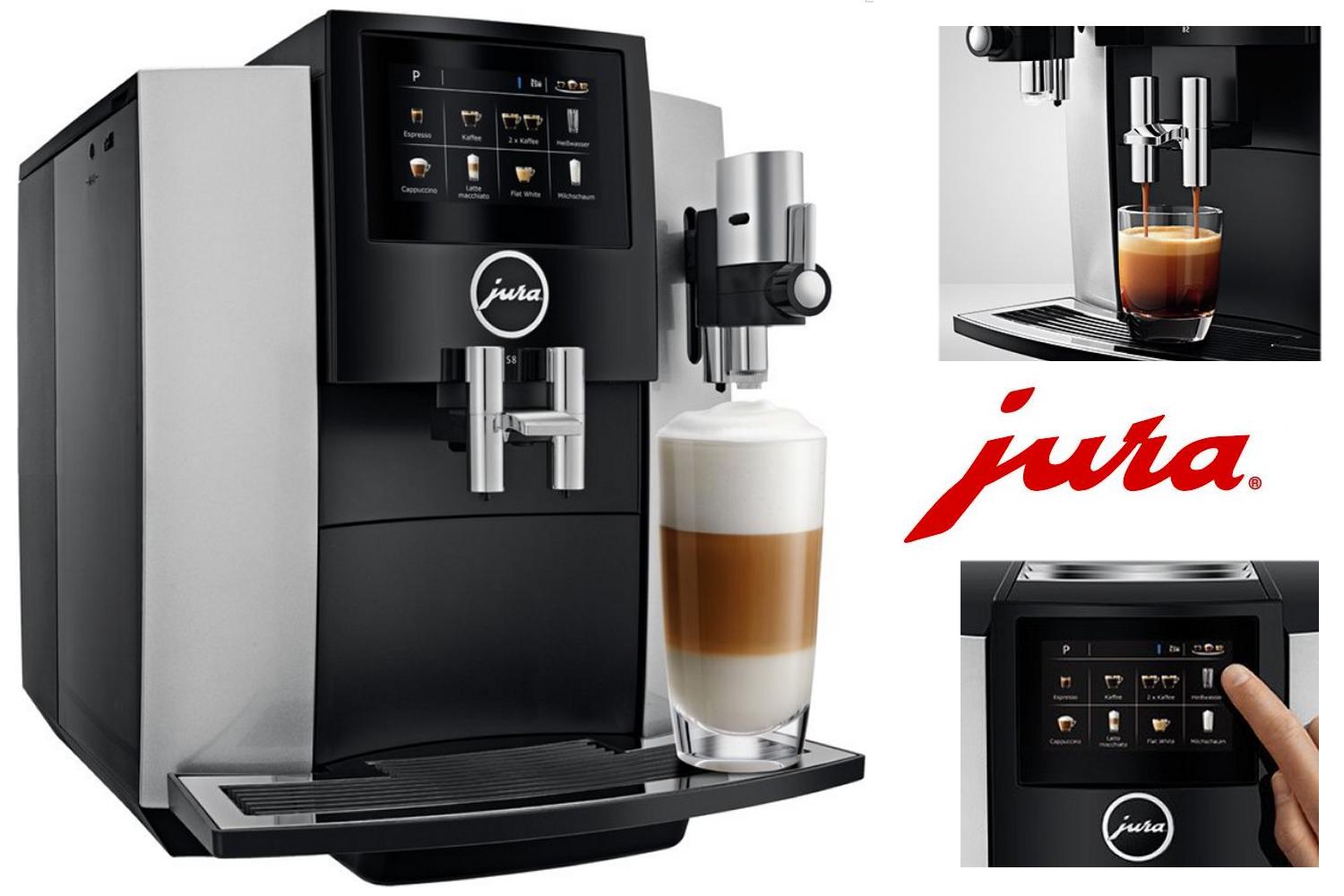 Kaffeevollautomat Jura S8  - Testsieger Stiftung Warentest 2018